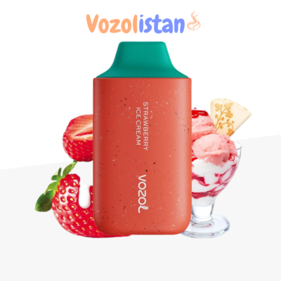 Vozol Star 6000 Strawberry Ice Cream Puff vozolistan.net