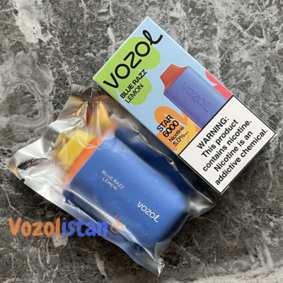 Vozol Star 6000 Blue Razz Lemon Puff vozolistan.net