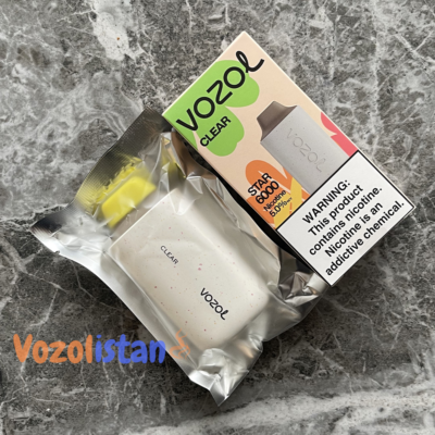 Vozol Star 6000 Clear Puff vozolistan.net