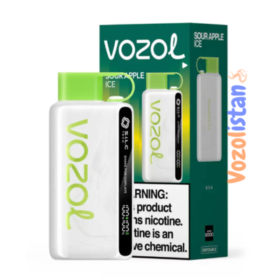 Vozol Star 12000 Sour Apple Ice Puff vozolistan.net