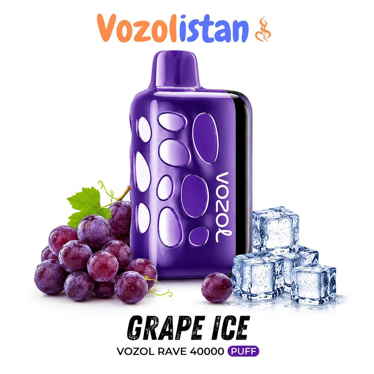 Vozol Rave 40000 Grape Ice Puf