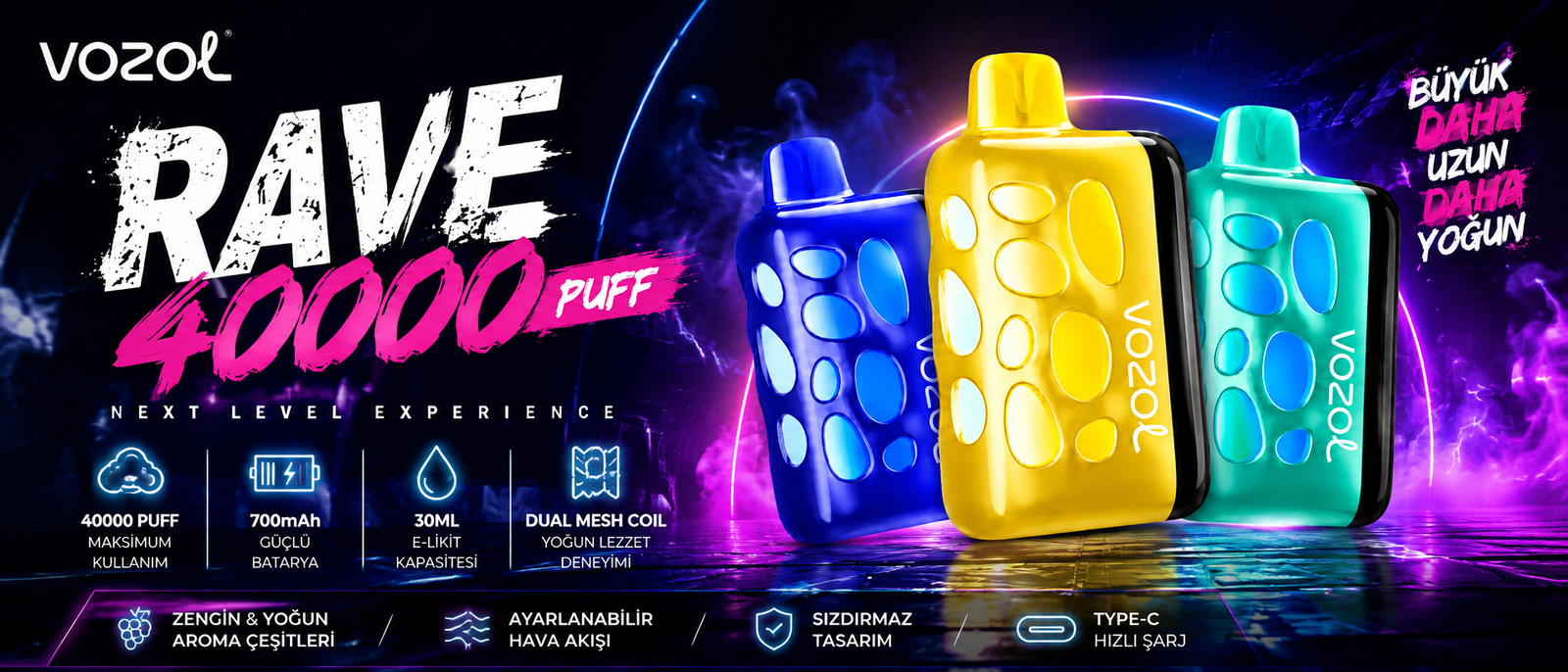 Vozol Rave 40000 Puf