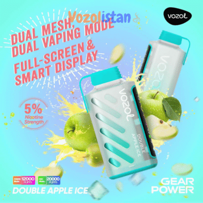 Vozol Gear 20000 Puff Double Apple Ice