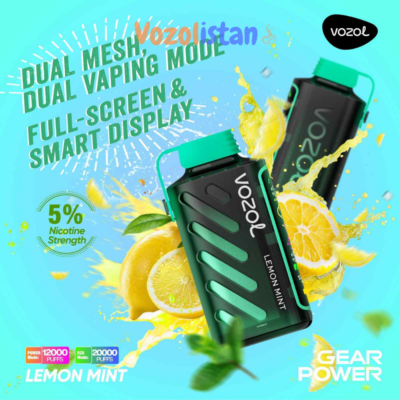 Vozol Gear 20000 Puff Lemon Mint