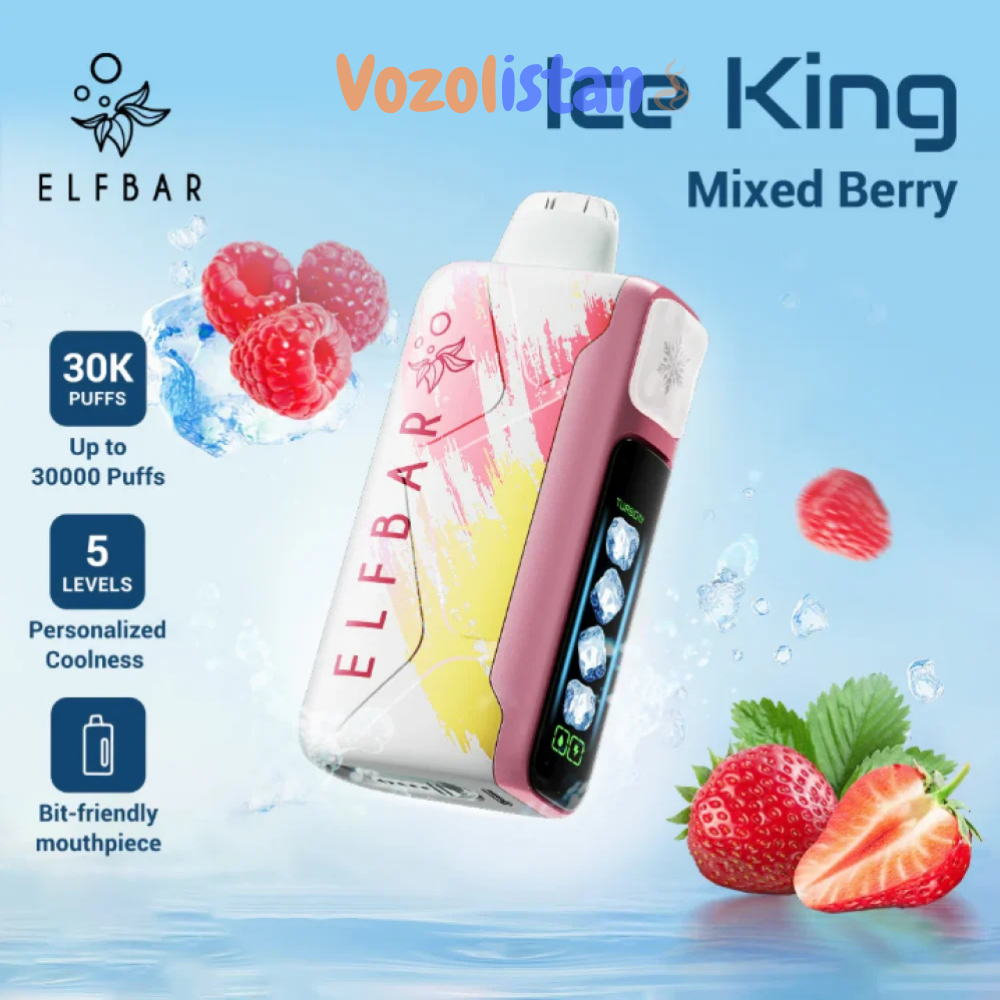 Elf Bar Ice King 30000 Puf Mixed Berry