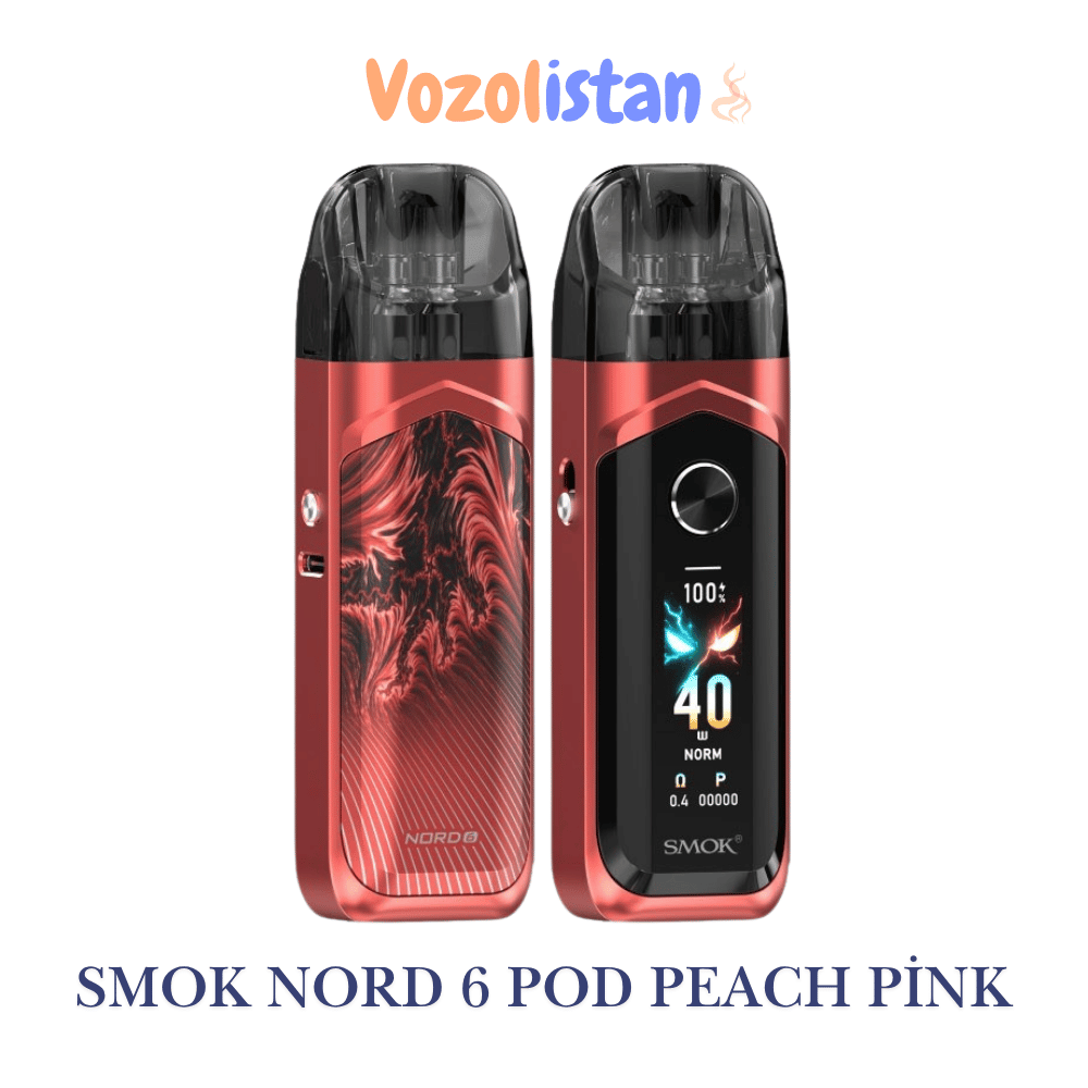 Smok Nord 6 Pod Kit Peach Pink