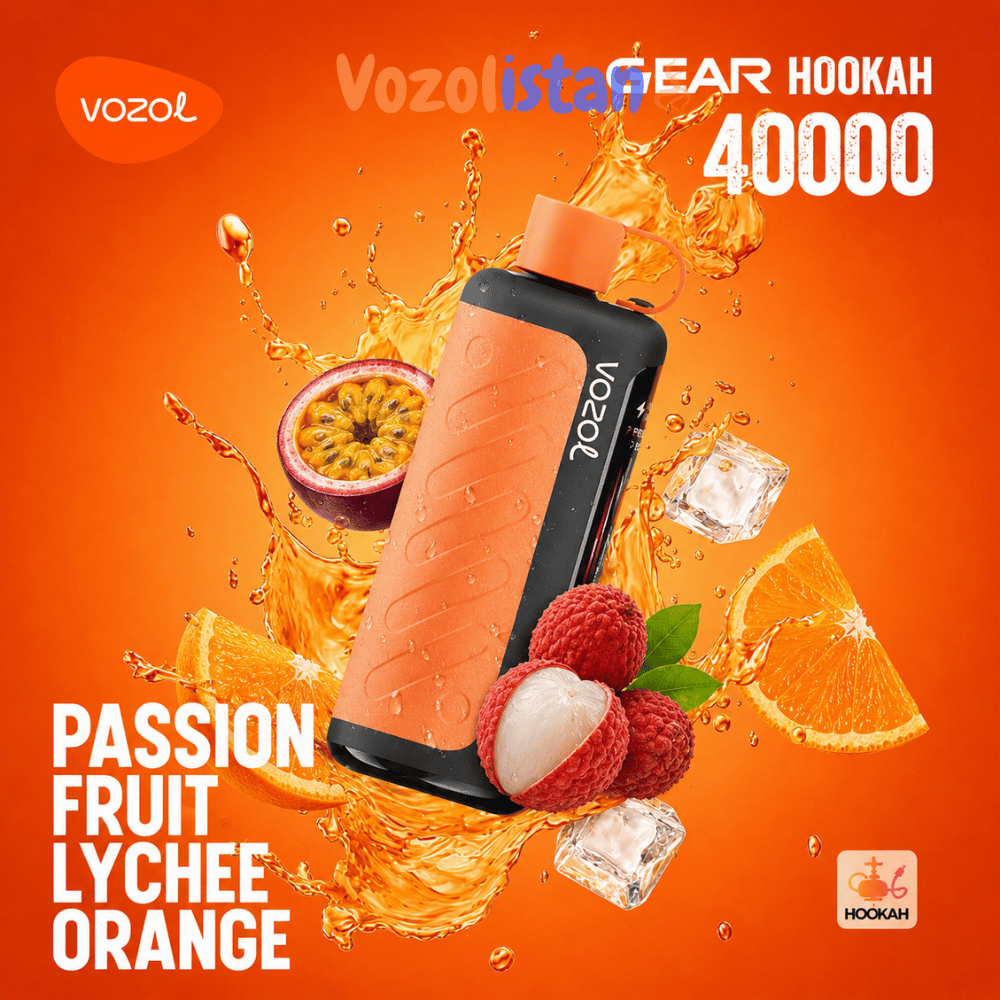 Vozol Hookah 40000 Puf Passion Fruit Lychee Orange