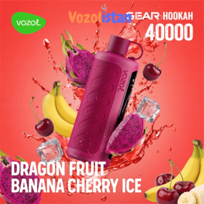 Vozol Hookah 40000 Puf Dragon Fruit Banana Cherry