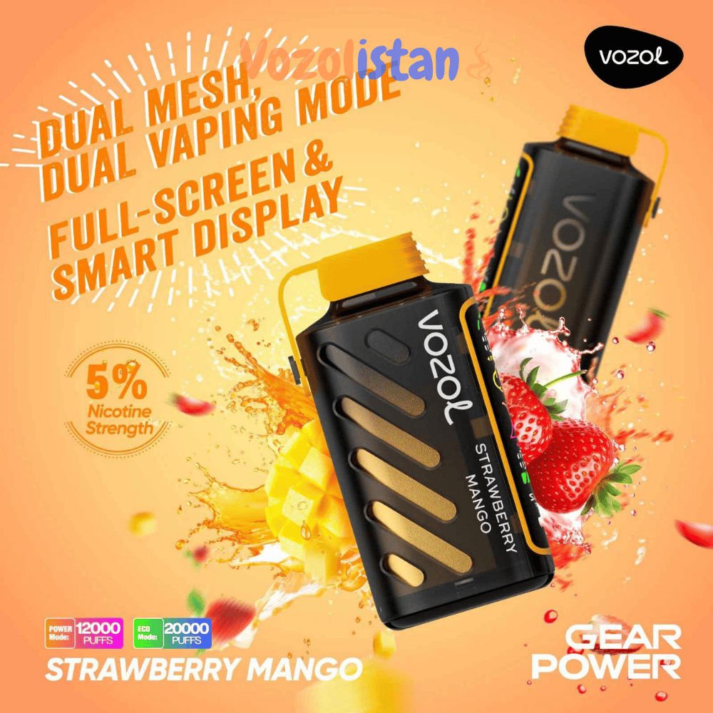 Vozol Gear 20000 Puff Strawberry Mango